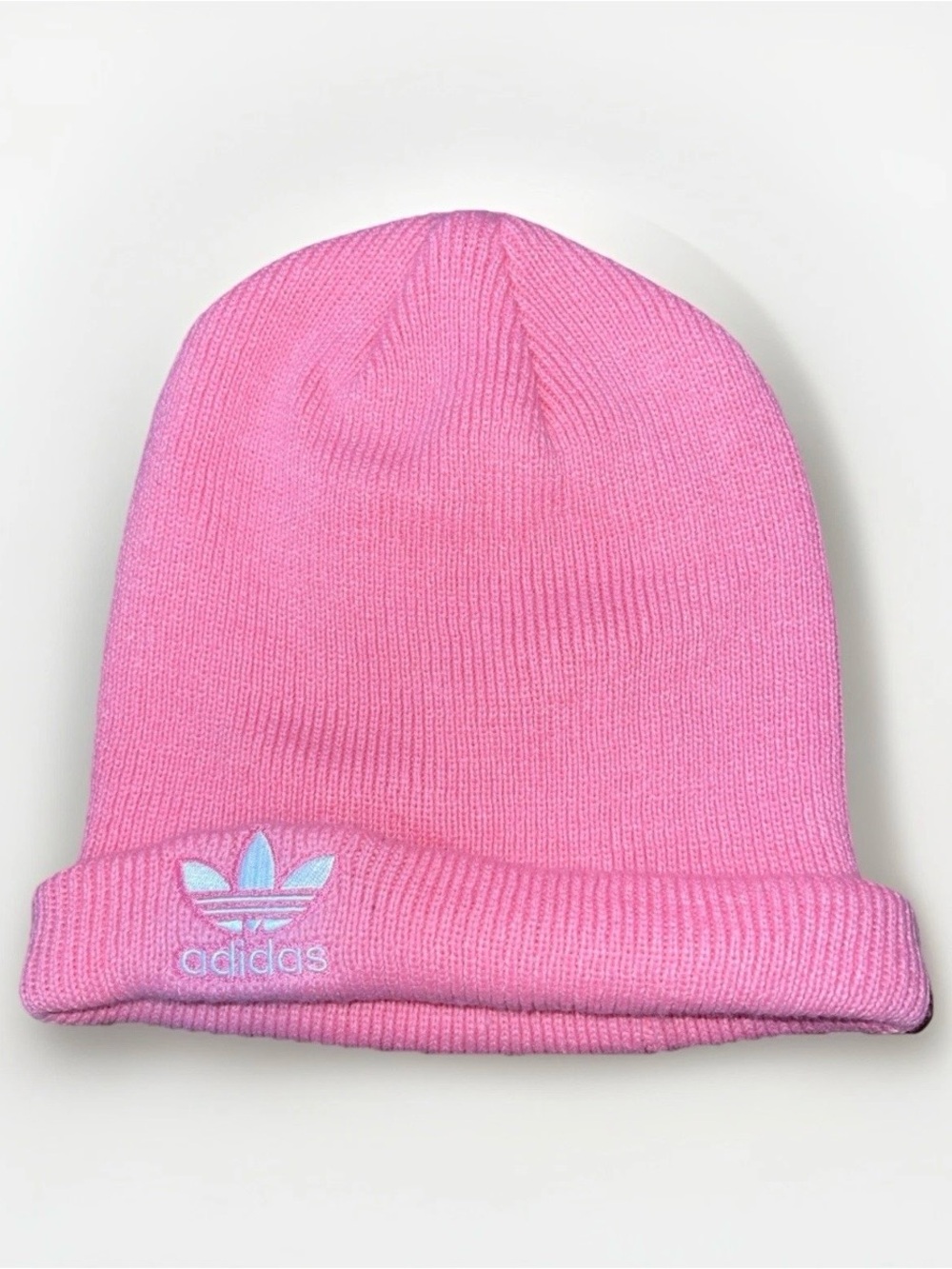Adidas Originals Pink Trefoil Knit Beanie